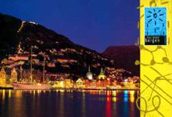 postcard of Bergen